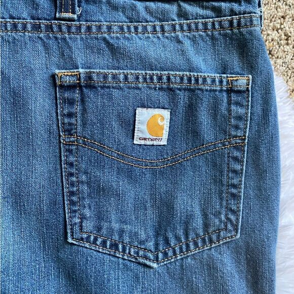 Carhartt Jeans Mens Plus Size 52x30 - Picture 3 of 9